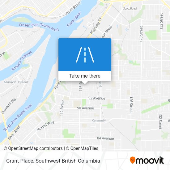 Grant Place map