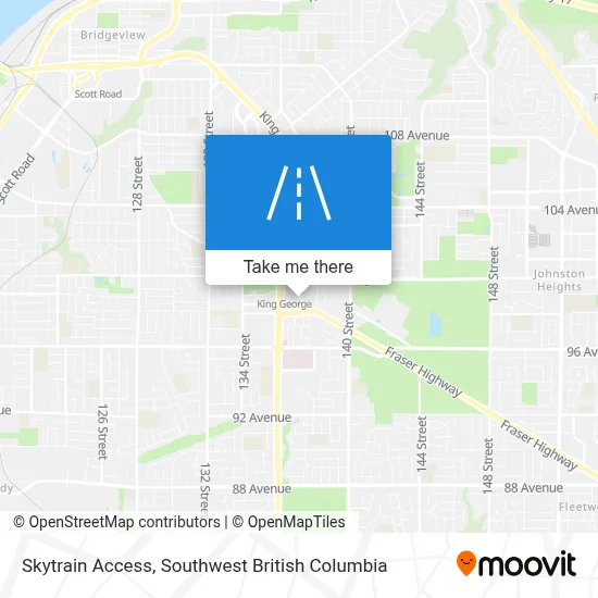 Skytrain Access map
