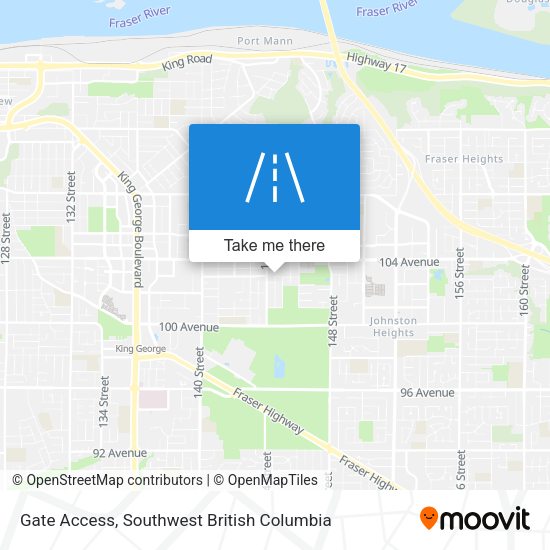 Gate Access map