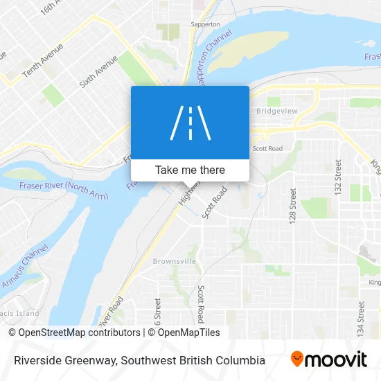 Riverside Greenway map