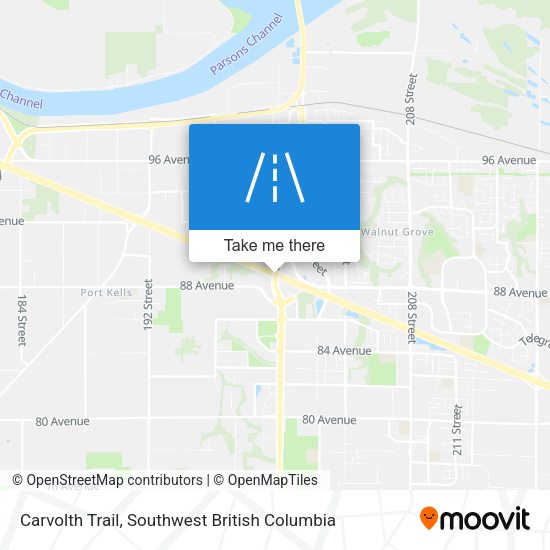 Carvolth Trail map