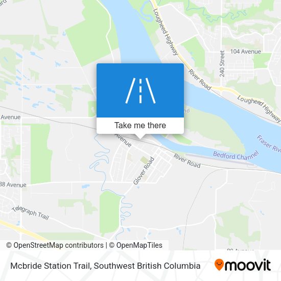 Mcbride Station Trail plan