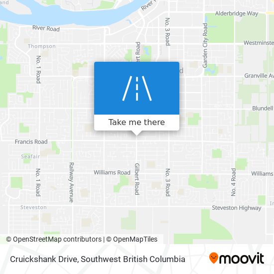 Cruickshank Drive map