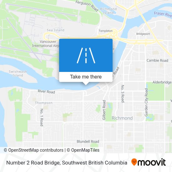 Number 2 Road Bridge map