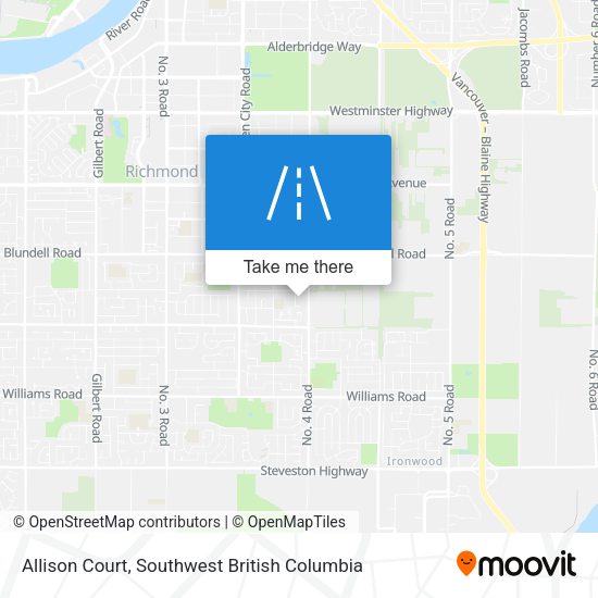 Allison Court map