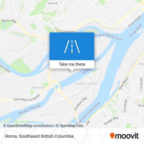 Roma map