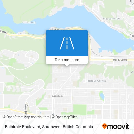 Balbirnie Boulevard map