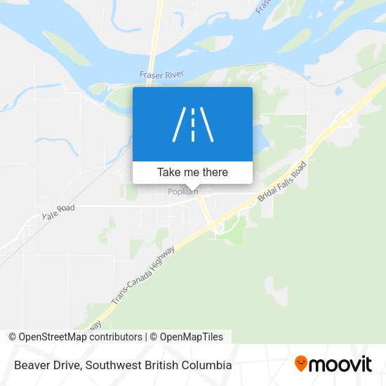 Beaver Drive map
