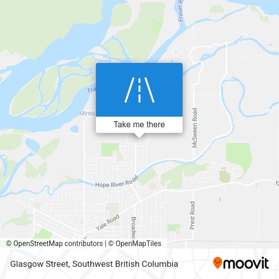 Glasgow Street map