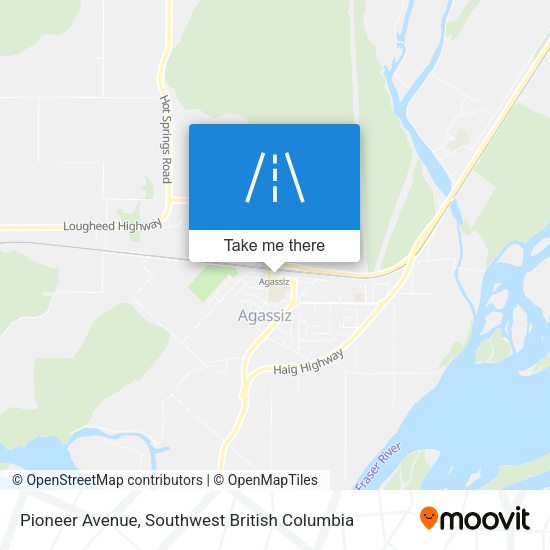 Pioneer Avenue map