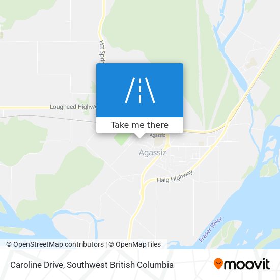 Caroline Drive map