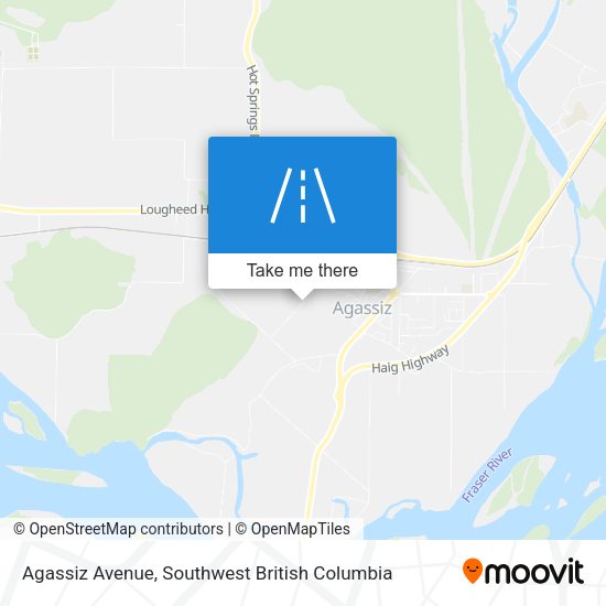 Agassiz Avenue map