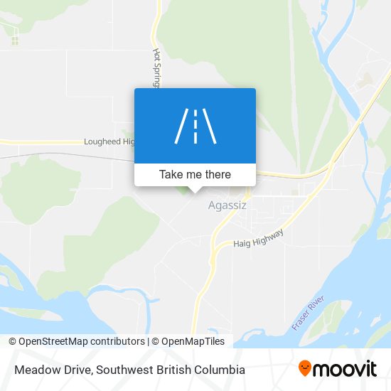 Meadow Drive map