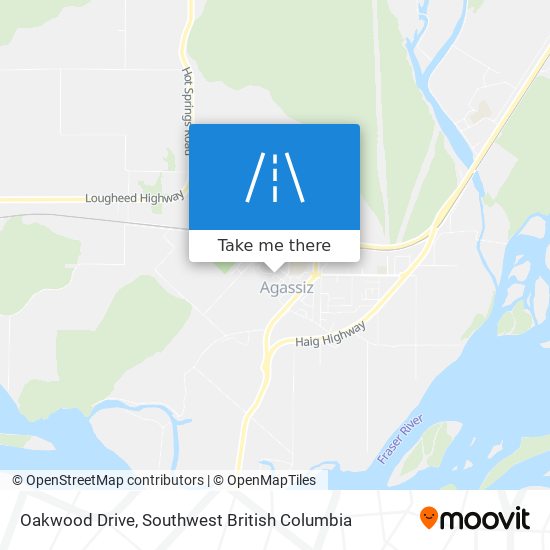 Oakwood Drive map