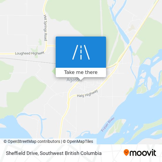 Sheffield Drive map