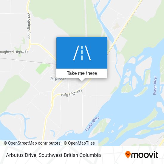 Arbutus Drive map