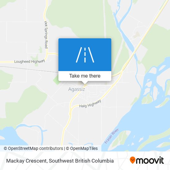 Mackay Crescent map