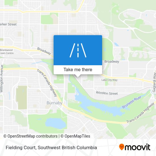 Fielding Court map