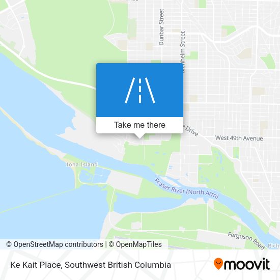 Ke Kait Place map