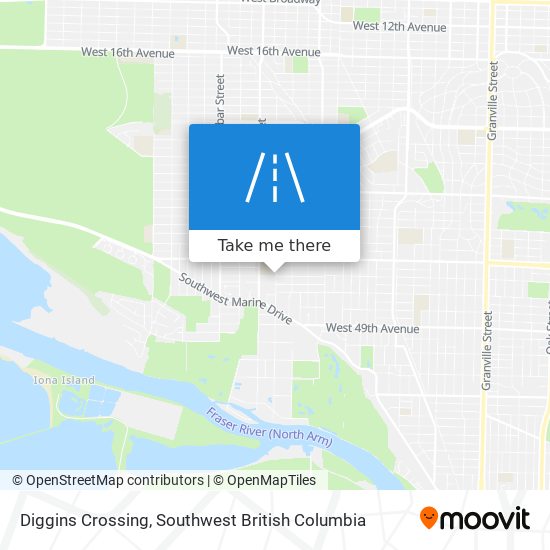 Diggins Crossing map