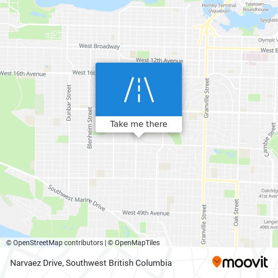 Narvaez Drive map