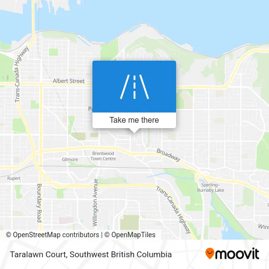 Taralawn Court map