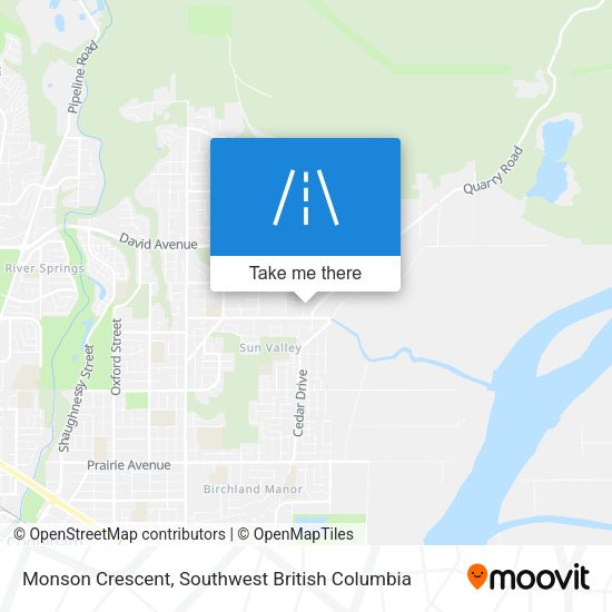 Monson Crescent plan