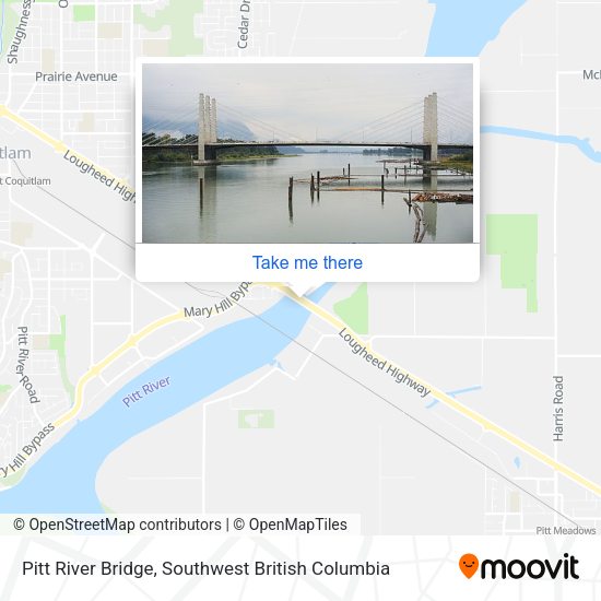 Pitt River Bridge plan