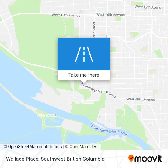 Wallace Place map