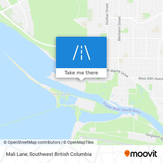 Mali Lane map