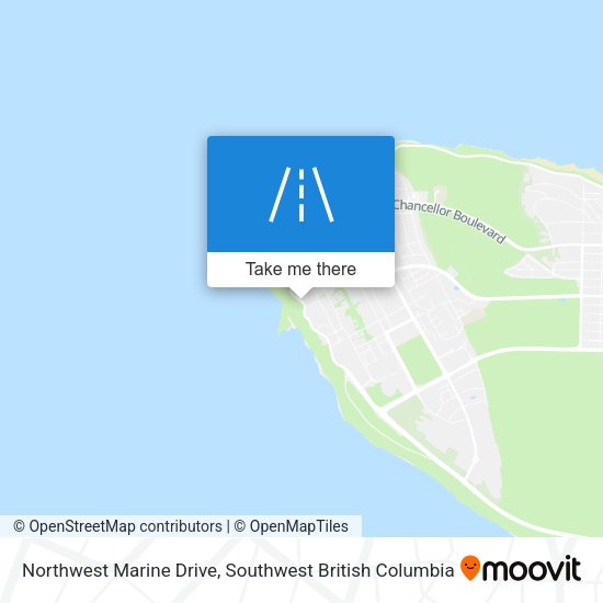 Northwest Marine Drive map