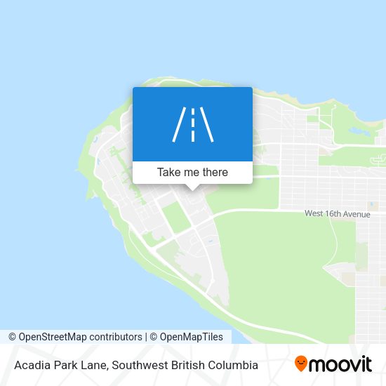 Acadia Park Lane plan