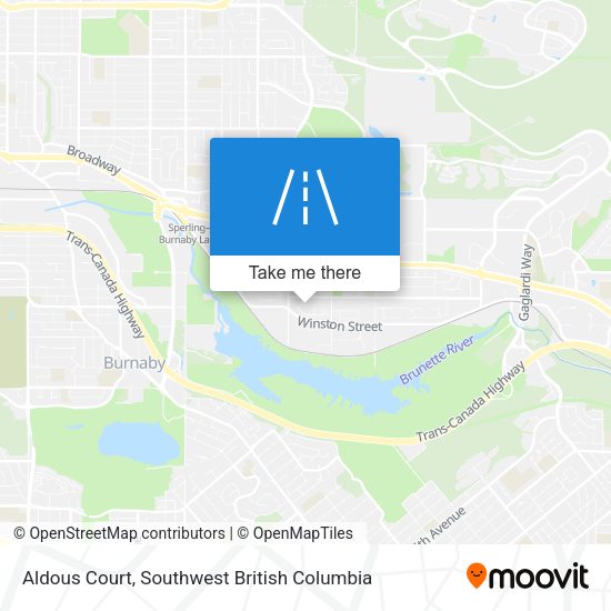 Aldous Court map