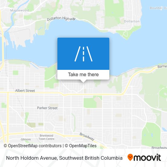 North Holdom Avenue map