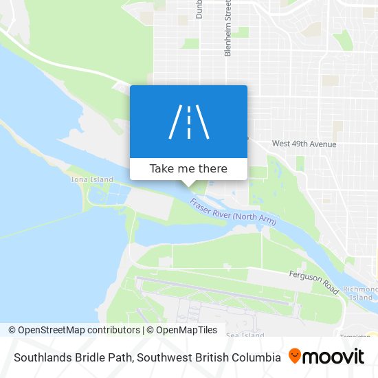 Southlands Bridle Path map