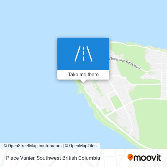 Place Vanier map