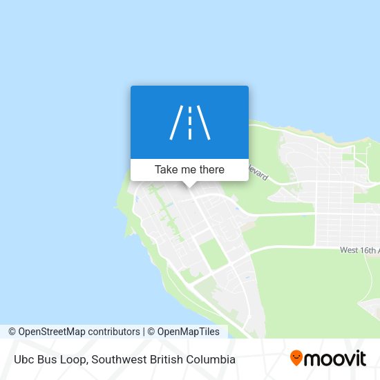 Ubc Bus Loop map
