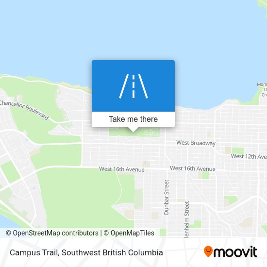 Campus Trail map