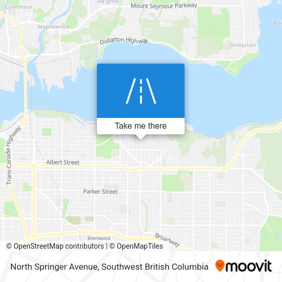 North Springer Avenue map