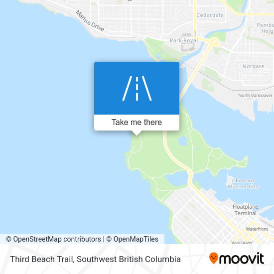 Third Beach Trail map