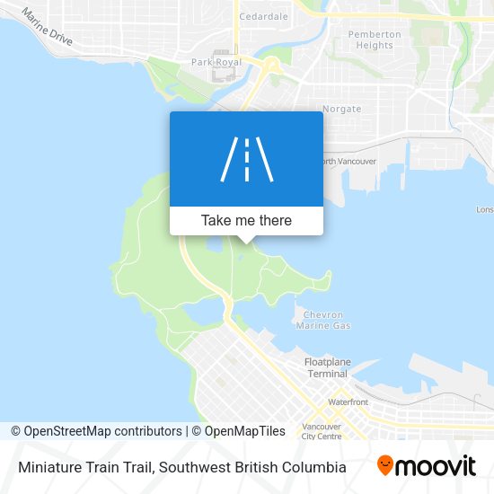 Miniature Train Trail plan