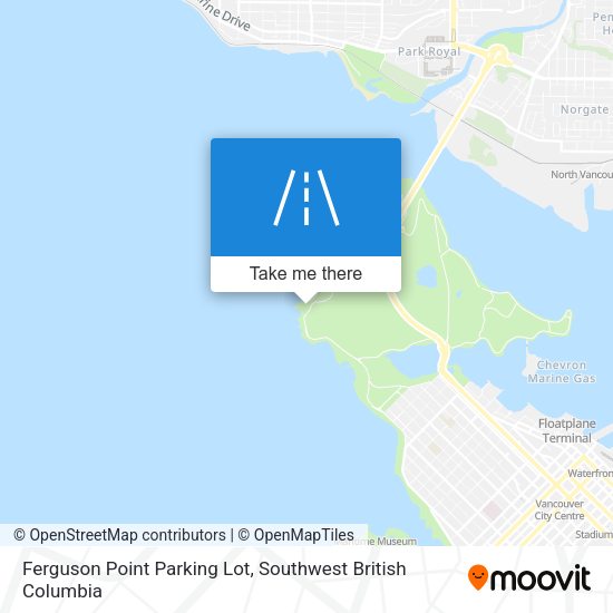 Ferguson Point Parking Lot plan