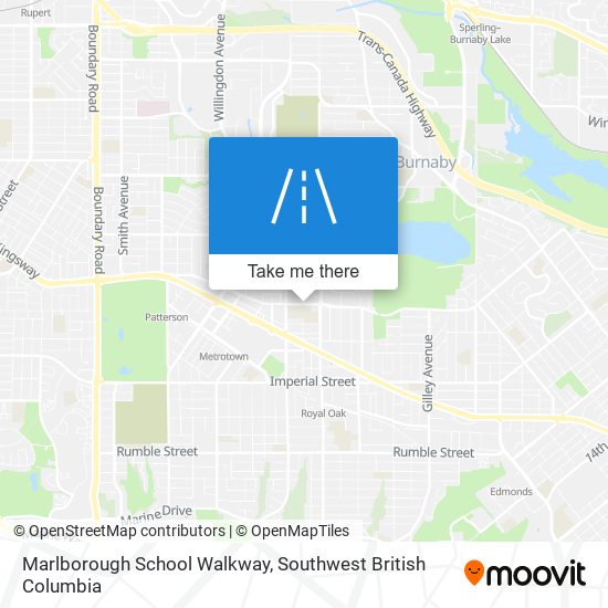 Marlborough School Walkway map