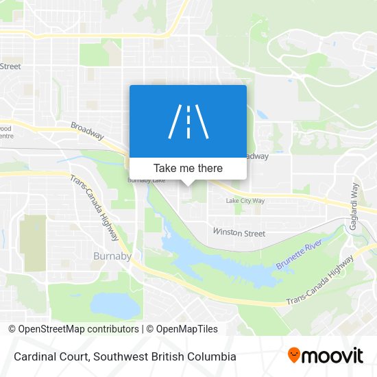 Cardinal Court map