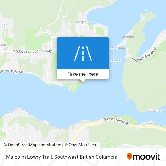 Malcolm Lowry Trail map