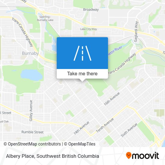 Albery Place map