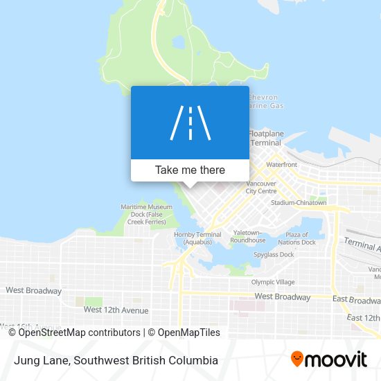 Jung Lane map