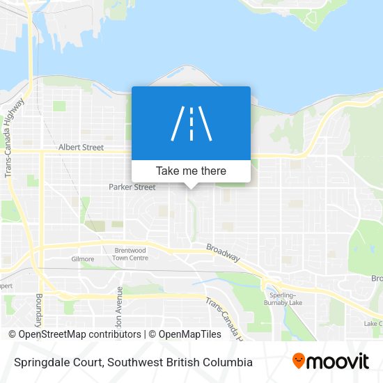 Springdale Court map