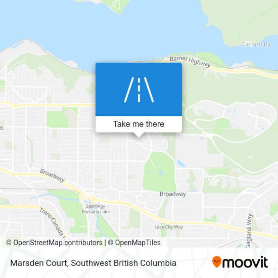 Marsden Court map