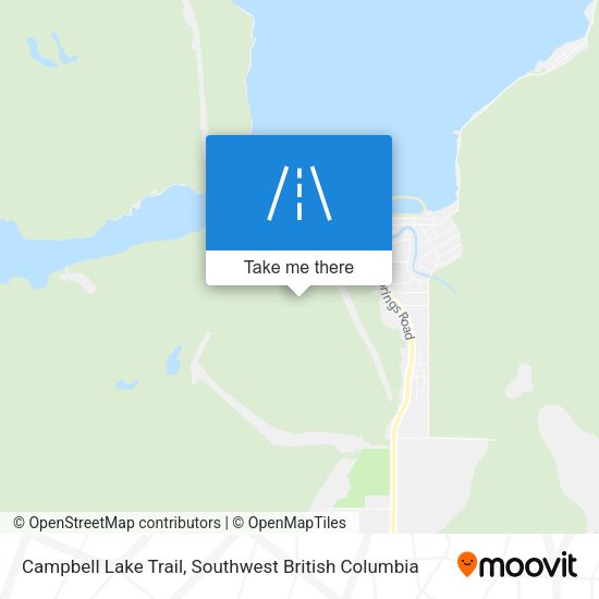 Campbell Lake Trail map